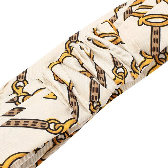 Gucci Silk Horse-bit Headband in White Gucci Silk Horse-bit Headband in White - www.disolcolor.com main image 3